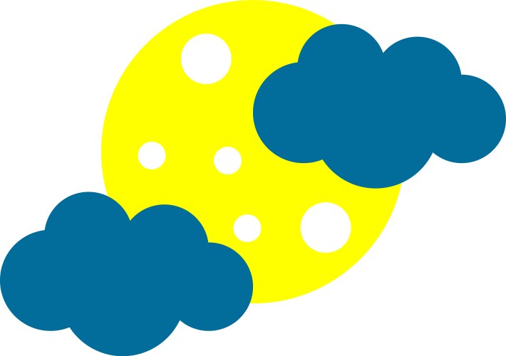 Cloud with rain weather icon Royalty Free Vector Image