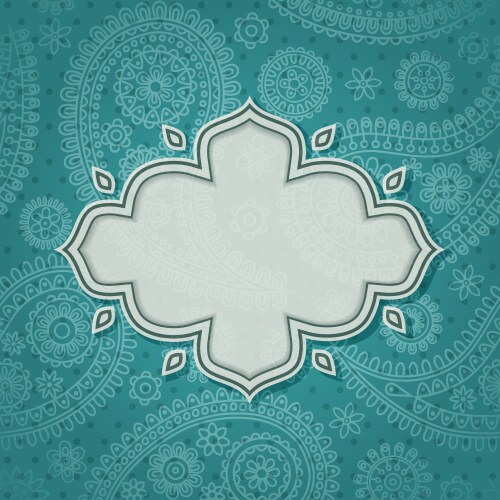 Indian frame Royalty Free Vector Image - VectorStock