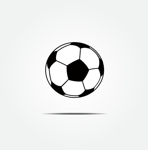 Soccer Ball Icon - Simple Vector Image