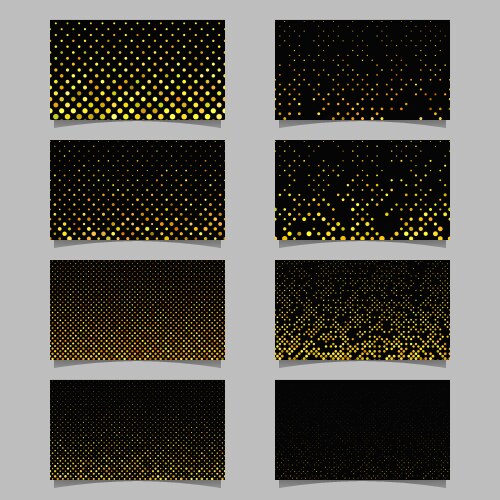 Abstract circle pattern card background template vector image