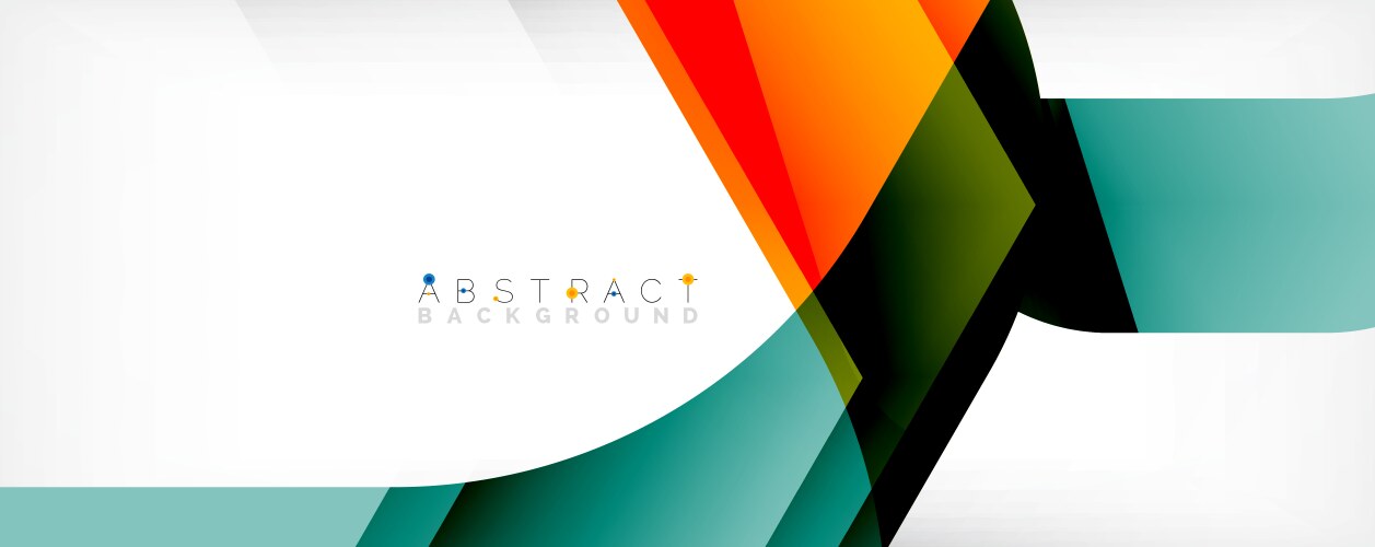 Minimal abstract background - color overlapping vector image