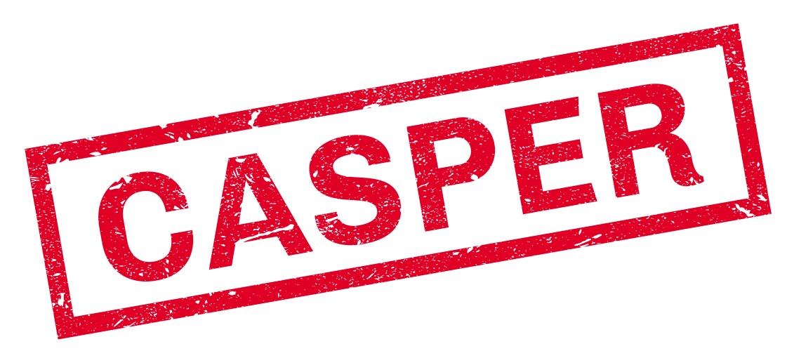 Casrep Sticker Casper rubber stamp (12390231) – Royalty-Free Vector | VectorStock
