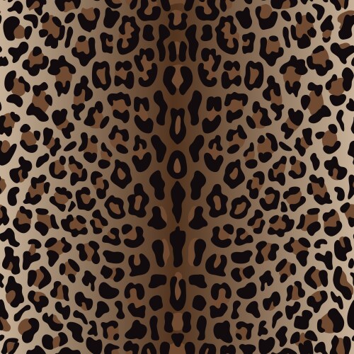 Seamless black leopard print Royalty Free Vector Image