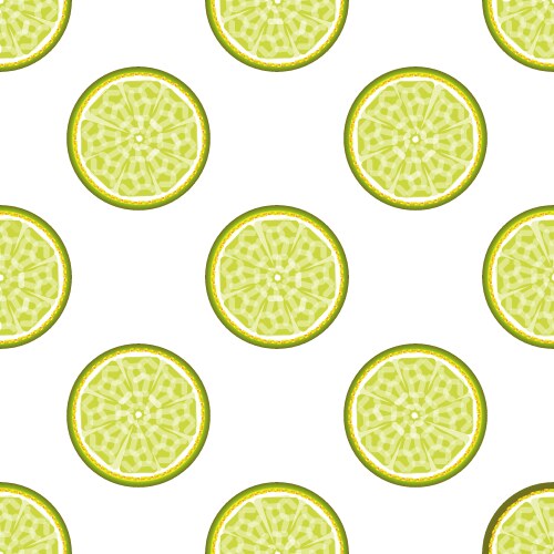 Lime abstract seamless pattern vector image