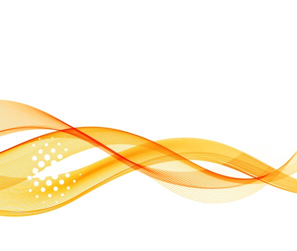 Green wave on white background Royalty Free Vector Image