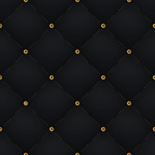 Seamless luxury dark black pattern and background Vector Image
