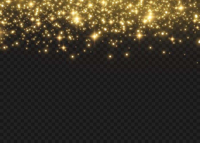 Sparkling dust particles Royalty Free Vector Image