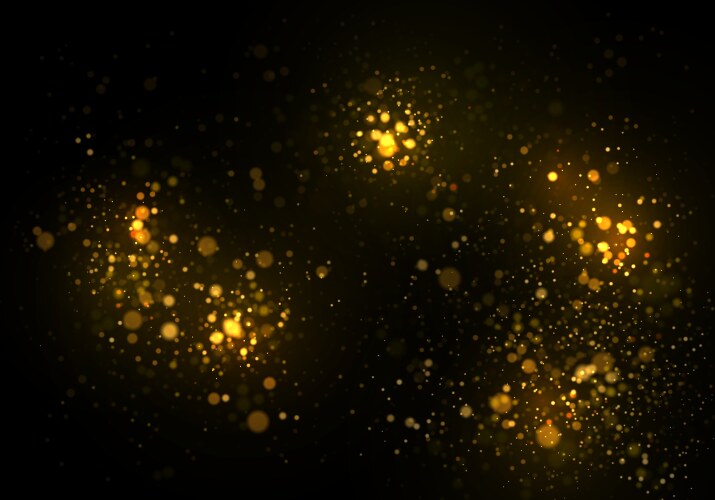 sparkling dust particles vector image