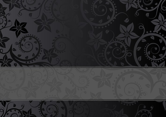 Damask floral pattern Royalty Free Vector Image