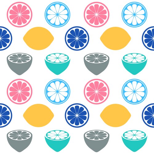 Blue seamless pattern with organic shapes Vector Image