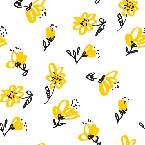 Spring seamless pattern Royalty Free Vector Image