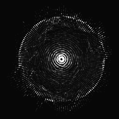 Abstract mesh background point array vector image