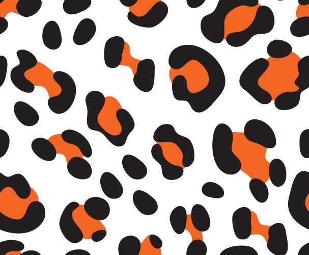 Leopard skin pattern Royalty Free Vector Image