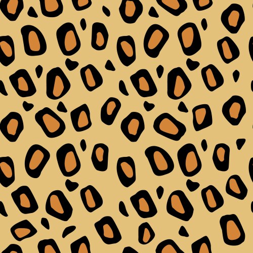 Leopard seamless texture imitation Royalty Free Vector Image