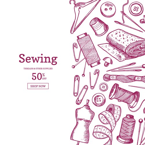 Sewing Royalty Free Vector Image - VectorStock