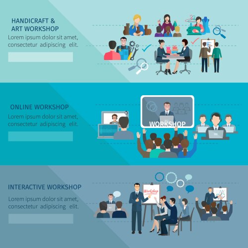 Workshop Banner Vector Images (over 11,000)