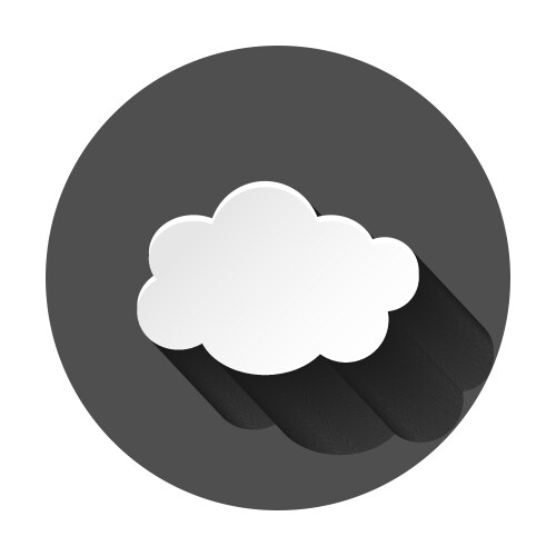 Cartoon cloud sky icon in comic style air bubble Vector Image