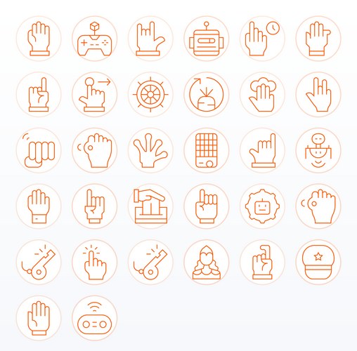 Command & Control Icon Set – Royalty-Free Vector | VectorStock