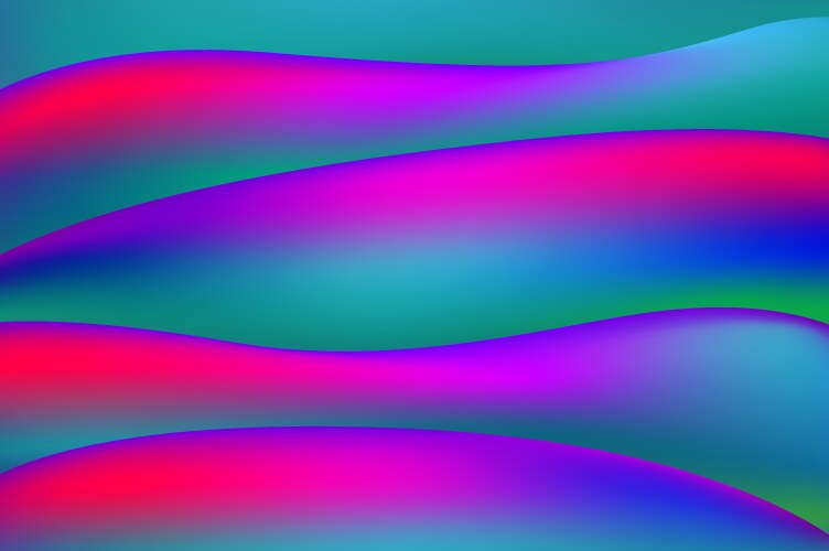 Hologram abstract background multicolor gradient vector image