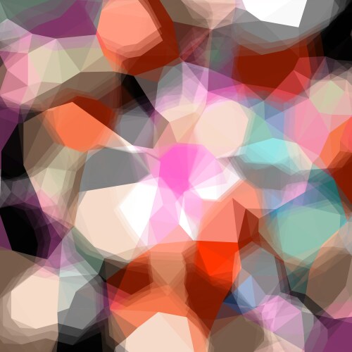 Abstract triangular color background vector image