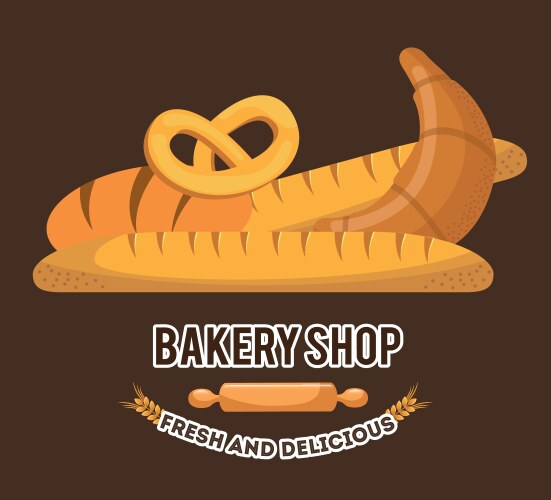 Bakery shop Royalty Free Vector Image - VectorStock