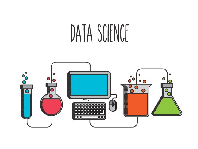 Science tool and frame Royalty Free Vector Image