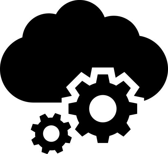 Cloud configuration Royalty Free Vector Image - VectorStock