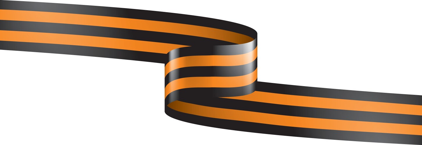 Saint george ribbon Royalty Free Vector Image - VectorStock