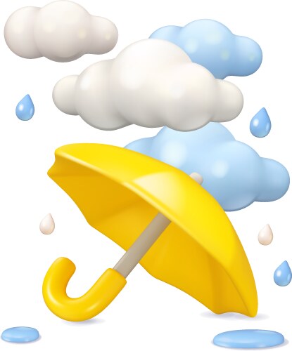 Rainy weather icon Royalty Free Vector Image - VectorStock