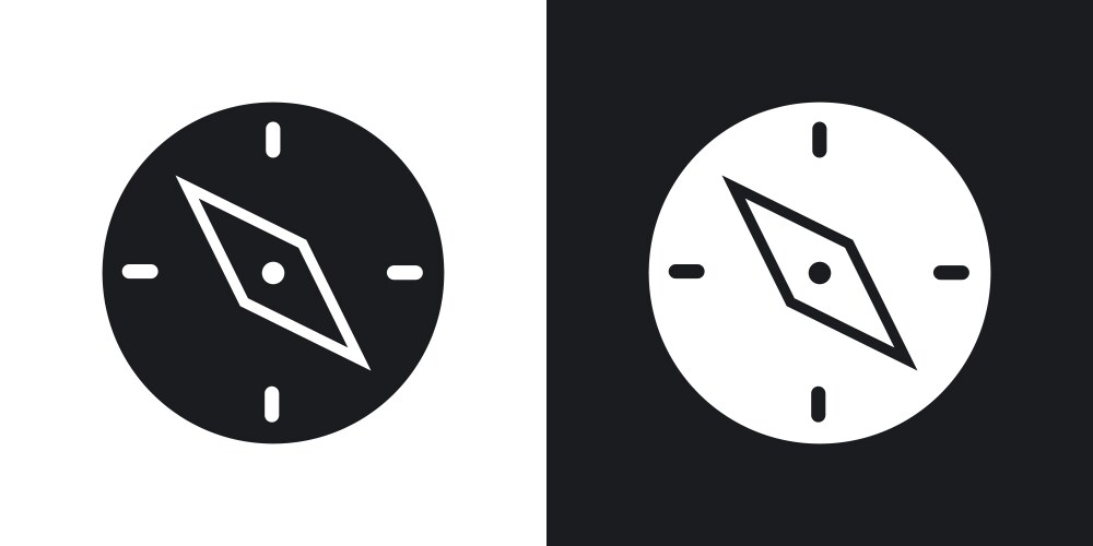 Drafting compass icon Royalty Free Vector Image