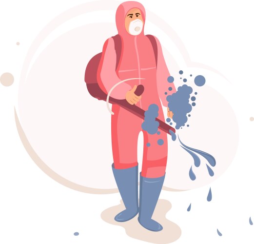 pest control concept in flat style design vector