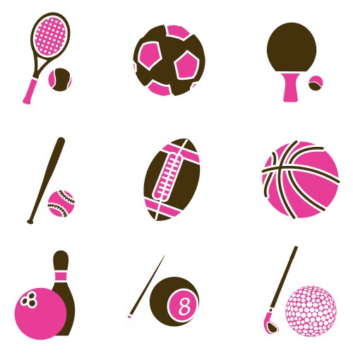 Sport set Royalty Free Vector Image - VectorStock