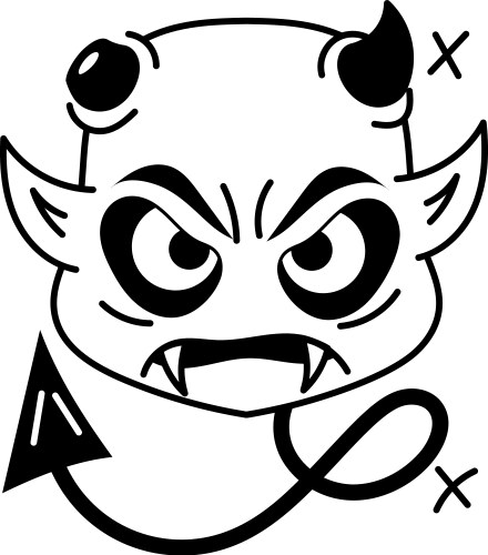 Demon Demons Face Vector Images (over 24,000)
