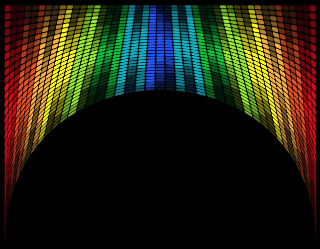 Dynamic Music Spectrum Background – Free Vector | VectorStock