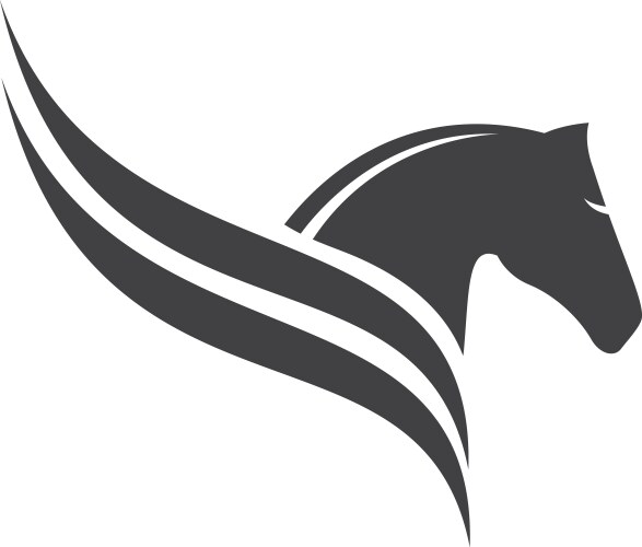 Majestic Pegasus Logo Vector Image