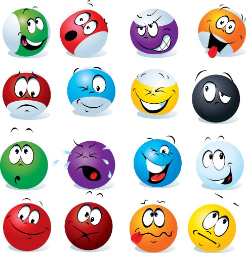 Colored pool balls Royalty Free Vector Image - VectorStock