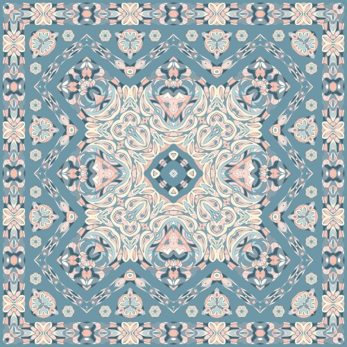 Persian colored carpet Vector Image