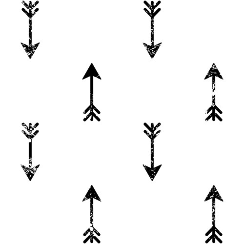 Expand arrows grunge textured icon Royalty Free Vector Image