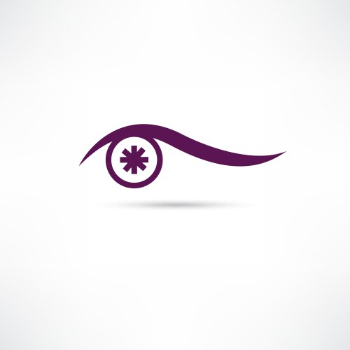 Symbol of eye Royalty Free Vector Image - VectorStock