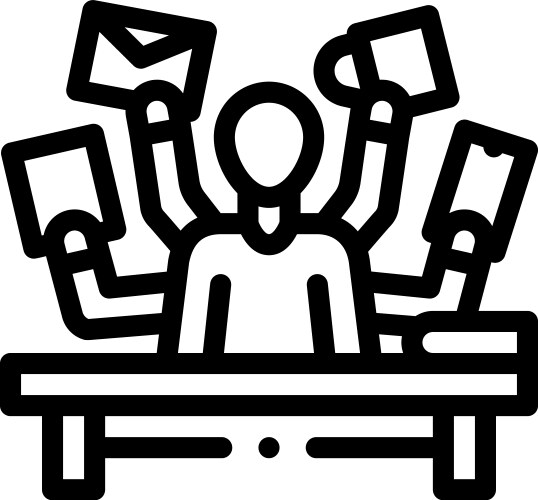Multitool icon thin linear style design isolated vector image