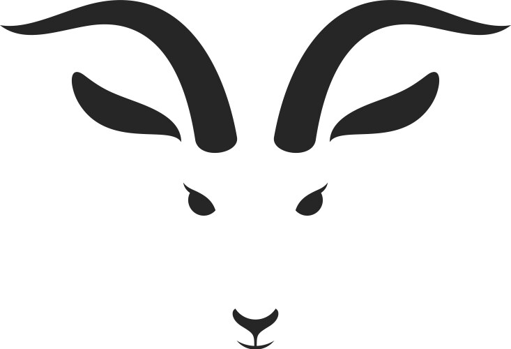 Goat logo Royalty Free Vector Image - VectorStock