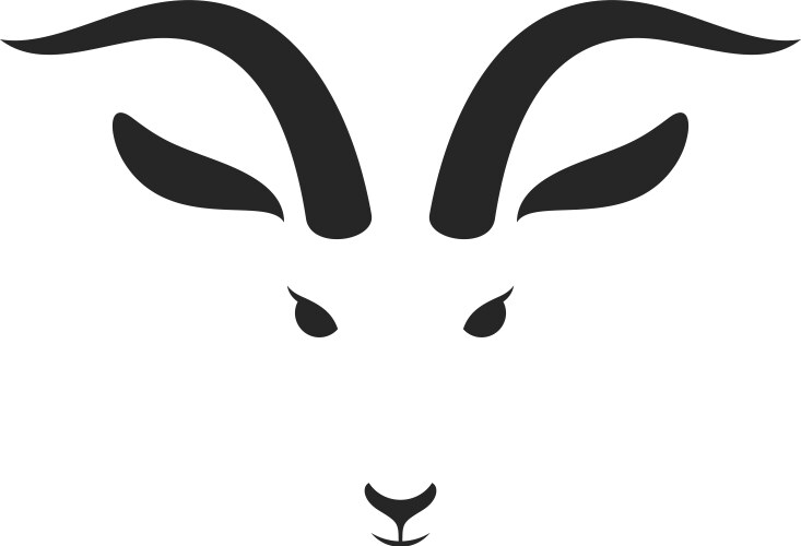 goat logo vector