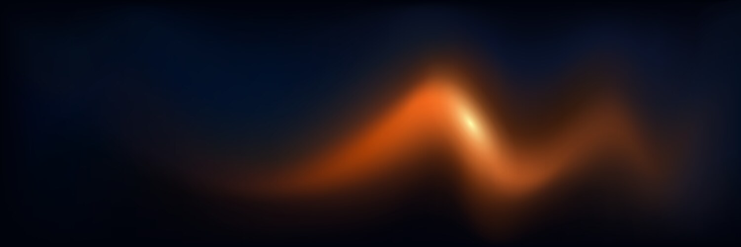Abstract dark background with flowing wave lines Vector Image