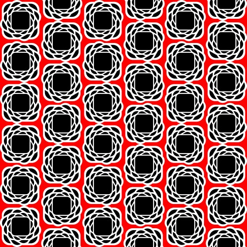 Design seamless three-color abstract pattern vector image