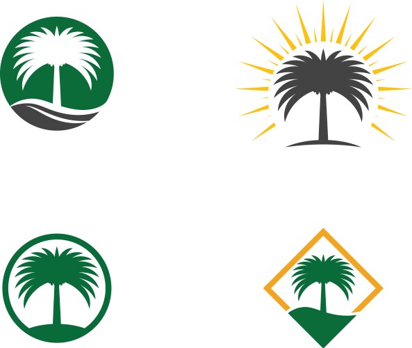 Date tree icon logo Royalty Free Vector Image - VectorStock