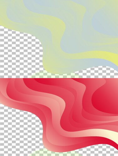Smooth abstract colorful backgrounds set - eps10 vector image