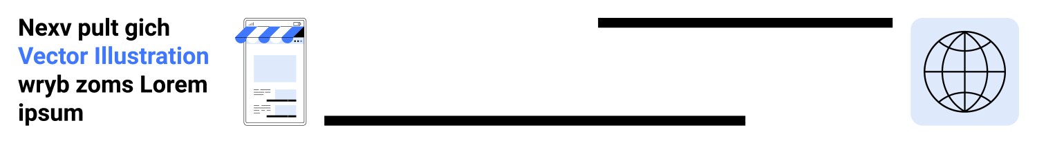 Document and global network connection with linked vector image