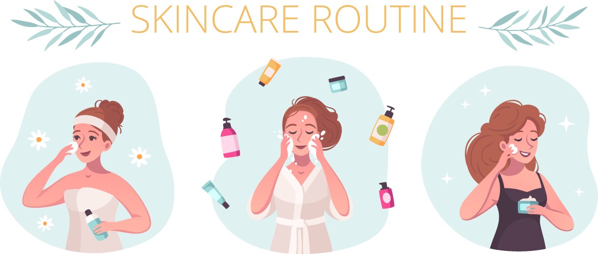 Skincare Routine Vector Images (over 4,600)
