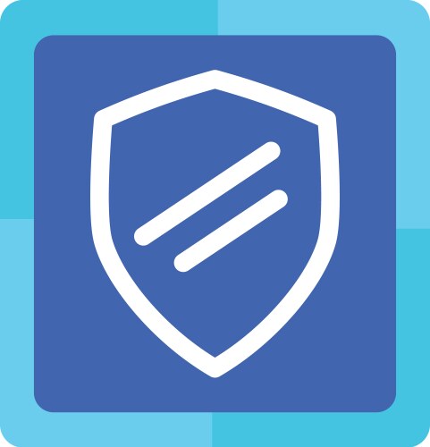 Ui ux element security button vector image
