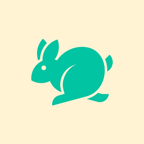 Rabbit icon Royalty Free Vector Image - VectorStock
